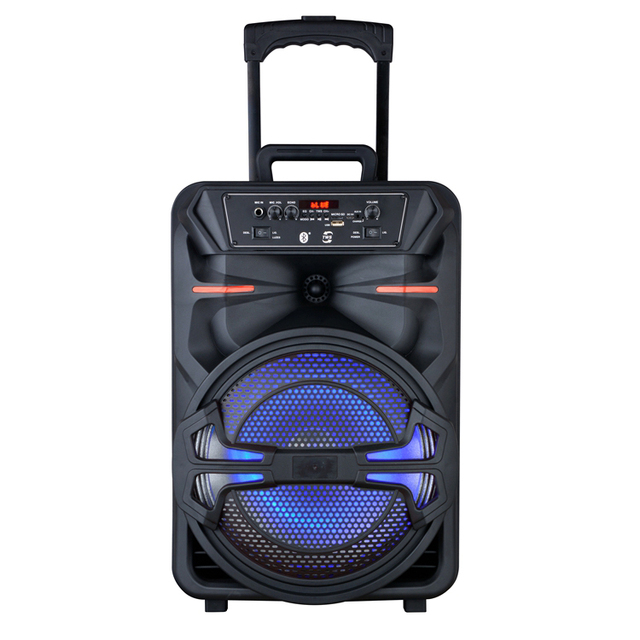 12'' Hot Selling Karaoke Trolley Speaker MBA Brand Private Model with Flash Lights