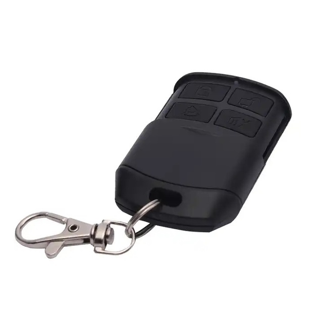 4-Button Programmable Learning Metal Universal Remote for Garage Door & Gate Opener Homelink Compatible