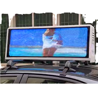 Écran LED extérieur monté sur véhicule, support personnalisé pour toit de taxi, signalisation numérique pour publicité mobile et guidage routier