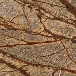 Dalles de marbre marron forêt tropicale personnalisées pour comptoirs de cuisine bonne qualité garantie 1 an finition brossée serpentine - Product Image 1