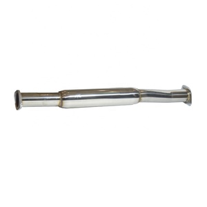 Knalpot motor Titanium, pipa knalpot olahraga sepeda motor Titanium <span class=keywords><strong>2</strong></span> dalam 1 tahan lama aliran tinggi untuk bagian sepeda motor - Product Image 4