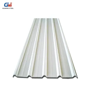 Chine prix d'usine ppgi tôle de couverture en zinc ondulé/tôle d'acier galvanisée ondulée ppgi galvanisée pour toiture