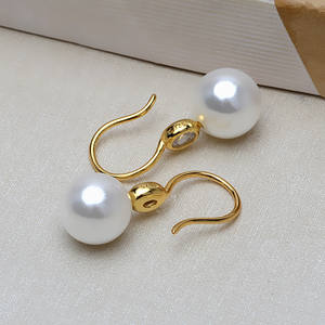 ต่างหูเงินแท้ S925 แบบยุโรป-อเมริกัน รูปมงกุฎ สำหรับงาน DIY พร้อมถาดเปล่าสำหรับใส่ไข่มุก 8-13 มม. รุ่น 3250 - Product Image 2