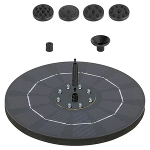 גן שמש משאבת מים סולאריים מונעת מזרקה משאבת ציפור אמבט מזרקה משאבת מים סולאריים - Product Image 3