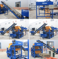 Machine automatique de fabrication de blocs de béton Donyue QT 4-15, machine à briques creuses en Afrique