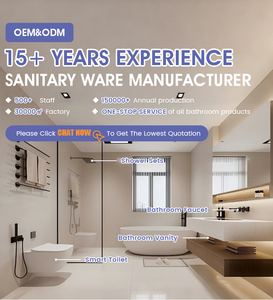 Modern <strong>Round</strong> Design One Piece WC Toilet Dual-Flush Ceramic Water <strong>Closet</strong> with S-Trap Drainage Pattern - Product Image 5