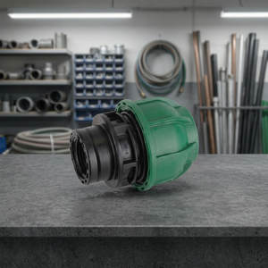 Raccord femelle compressé en PP vierge SAP 32*1 pour tuyaux PE/HDPE, garantie 3 ans, usage irrigation agricole - Product Image 3