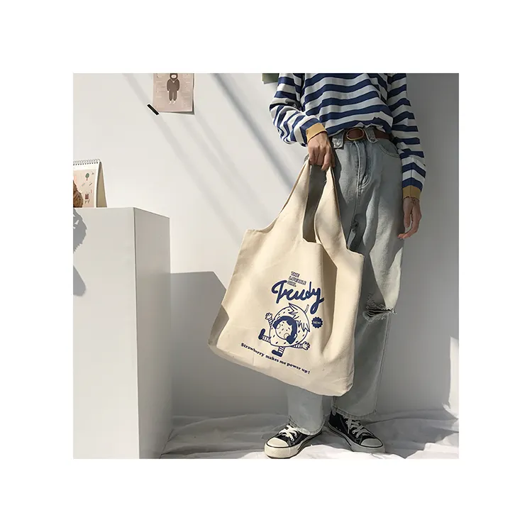 पुन: प्रयोज्य कार्बनिक उपज बैग सी प्रिंट मंडला आईएसओ 14oz छोटे स्ट्रिंग सनी शॉपिंग ढोना बैग अनुकूलित कपास कैनवास