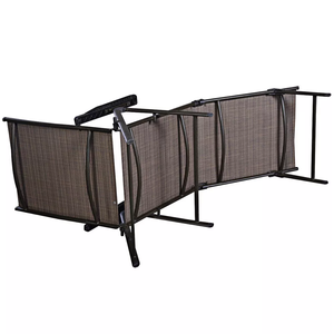 Respaldo de pierna ajustable de aluminio ligero para exteriores, <span class=keywords><strong>silla</strong></span> de tela teslin para playa, tumbona para piscina - Product Image 5