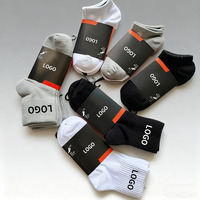 Chaussettes de tennis de créateur de luxe en coton Chaussettes de sport de compression avec logo personnalisé Technics tricotés Saison d'été sans quantité minimale de commande Fabricant OEM
