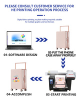 Nueva Impresora UV Plana A3 5070 de Gran Formato 50x70cm, Alta Velocidad, Nivelación Automática, Impresión con Múltiples Boquillas