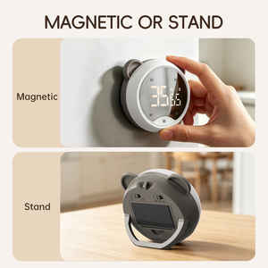 <span class=keywords><strong>Minuteur</strong></span> Visuel LED en Gros pour Cuisine, <span class=keywords><strong>Minuteur</strong></span> Magnétique Miroir à Piles Tactile, <span class=keywords><strong>Minuteur</strong></span> d'Apprentissage pour Étudiants, <span class=keywords><strong>Minuteur</strong></span> Pomodoro - Product Image 3