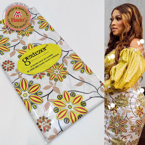 5 Yards <span class=keywords><strong>2022</strong></span> Nouvelle Arrivée Tissu <span class=keywords><strong>Bazin</strong></span> <span class=keywords><strong>Riche</strong></span> de Mode Africaine Tissu en Dentelle Robes Africaines pour Femmes Tissus Brodés Imprimés - Product Image 1
