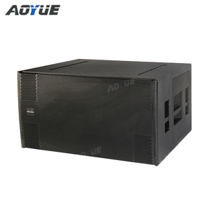 S218H dual 18” big neo magnet subwoofer 218 competition subwoofer high spl pa speaker <b>box</b> floor <b>stacking</b> speakers - Product Image 4