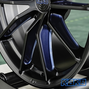 Nouvelles jantes forgées en magnésium KBKB bicolores noir mat intérieur bleu 17-21 pouces 25 mm pour SUV tout-terrain, pièces de rechange OEM personnalisées - Product Image 4