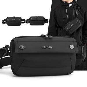 We Power Bolso de pecho para hombre, nailon, impermeable, negro, color sólido, para uso diario, para viajes y desplazamientos, 9801A 9801B - Product Image 5