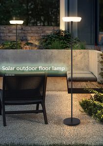 ZOMI Luces de jardín al aire libre Luces de <span class=keywords><strong>suelo</strong></span> LED impermeables Patio negro Solar USB Recargable Iluminación DE PAISAJE - Product Image 3