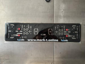 Biểu Tượng Tùy Chỉnh Nhựa Châu Âu Xe Giấy Phép Tấm Khung Đức Xe Số Tấm Chủ Châu Âu Giấy Phép Tấm Bìa Bán Buôn - Product Image 3