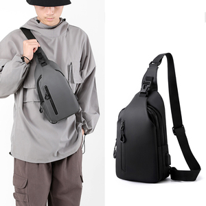 حقيبة DICHOS رجالية فاخرة فاخرة للرجال مانعة للرش Satchel Usb حقيبة مصمم للشحن - Product Image 4