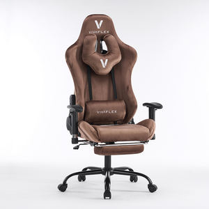 Tốt Nhung thoải mái chơi game Ghế văn phòng nhà cao trở lại ghế mềm Ergonomic Ghế - Product Image 2