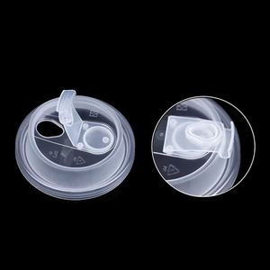 Vente en gros de gobelets en plastique PP écologiques jetables multifonctionnels en forme de U de 90 mm, noirs, blancs et transparents, avec couvercles pour smoothies et boba - Product Image 2