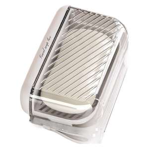 Jabonera de viaje con tapa, rectangular, de plástico, tamaño grande, para un fácil drenaje, mini jabonera portátil para viajes de negocios - Product Image 4