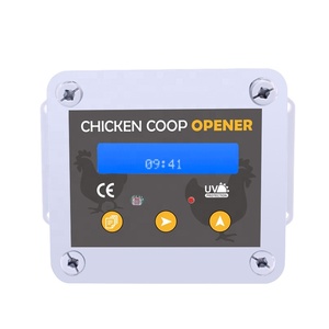 Ouvre-porte automatique pour poulailler avec minuterie et lumière pour élevage avicole - Product Image 2