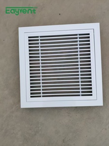 Rejilla de Ventilación Cuadrada Abrible de Aleación de Aluminio Moderna para Techo, Cubierta de Ventilación para Hoteles, Construcción Duradera y Fácil Instalación - Product Image 3