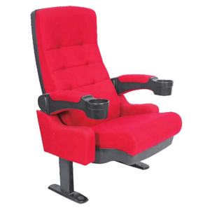 Chaises classiques à dossier haut de cinéma de salle de cinéma de meubles de théâtre d'audience de VIP 6 sièges avec l'accoudoir fixe - Product Image 1