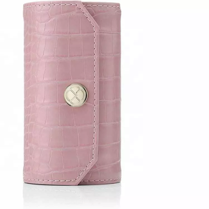 Boîte à bijoux rectangulaire de luxe en cuir PU avec support pour collier, boîte à montre et plateau organisateur de bijoux - Emballage personnalisé avec logo - Product Image 4