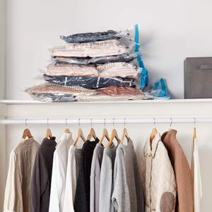 Bolsa de Compresión al Vacío para Ropa, Diseño Clásico, Gran Capacidad, Transparente, Ecológica, a Prueba de Polvo, Multifuncional, para Sala de Estar - Product Image 4