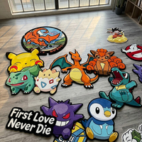 Tapis Anime et Design de Haute Qualité : Tapis Antidérapant Haute Densité à Motif Anime et Animaux pour Chambre à Coucher, Personnalisable avec Votre Logo, pour Achat en Gros
