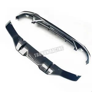Divisor de difusor de parachoques trasero de fibra de carbono estilo MP para <span class=keywords><strong>BMW</strong></span> G30 G31 <span class=keywords><strong>520</strong></span> 530 540 M550 con paquete M 2017 -<span class=keywords><strong>2023</strong></span> - Product Image 4