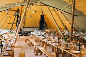 Tente de glamping tipi indienne 10x10m, <span class=keywords><strong>prix</strong></span> usine, pour mariage <span class=keywords><strong>en</strong></span> plein air, fête, camping, tente indienne <span class=keywords><strong>en</strong></span> toile - Product Image 6