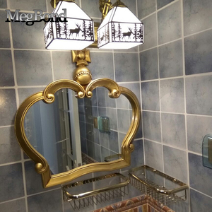 Bền và thanh lịch polyresin Hoàng Gia vương miện tường trang trí Gương phòng tắm treo tường gương cho nhà vệ sinh sử dụng - Product Image 6