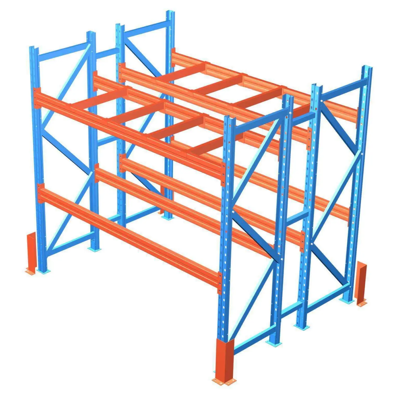 Agile Industrial Warehouse storage heavy duty pallet rack teardrop pallet racking system from China supplier