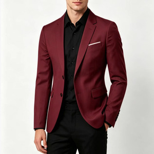 Chaqueta de traje <span class=keywords><strong>Omei</strong></span> de doble botonadura, ligera, informal de negocios, sin elasticidad y antiarrugas - Product Image 3