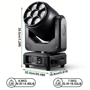 Igracelite 7x60W RGBW LED Bee Eye Zoom Moving Head Light con Control de Píxeles Individual DMX512 Beam Wash para Iluminación de Escenarios <span class=keywords><strong>DJ</strong></span> y Discotecas - Product Image 2