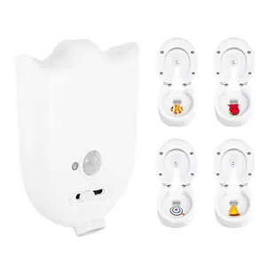 Toilet Nachtlampje Bewegingssensor Geactiveerd Led Nachtlampje Met 4 Projectiemodi Voor Badkamerdecoratie Leuk Accessoire