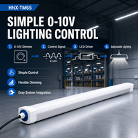 Lámpara LED Tri-Proof Regulable de 0-10V con Salida Ajustable para Almacenes, Fábricas, Estacionamientos y Proyectos de Retrofit