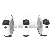 Torniquete de Altura Completa con Barrera Oscilante Específica para Guarderías, Control de Acceso Peatonal por Infrarrojos, Anti-Pellizcos, Sistema de Acceso Escolar Facial