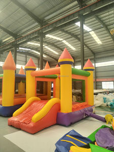 Castello gonfiabile della casa di rimbalzo del grado commerciale con il trampolino che salta all'aperto parco giochi del PVC per la festa di compleanno dei bambini - Product Image 5