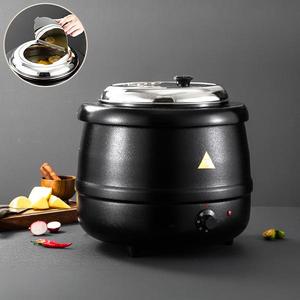 Seau de chauffe-plats électrique en acier inoxydable 10-13L de grande capacité isolant pour les cuisines à domicile Banquets Restauration - Product Image 2
