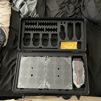 Étui portable en aluminium et acrylique transparent pour toupies, boîte de présentation et de collection, lanceur de combat et accessoires