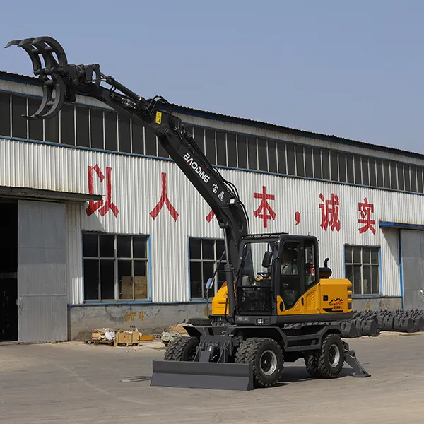 Hot Sale Factory Direct Mini Digger Hydraulic Excavator With Wheeled Excavator Spare Parts