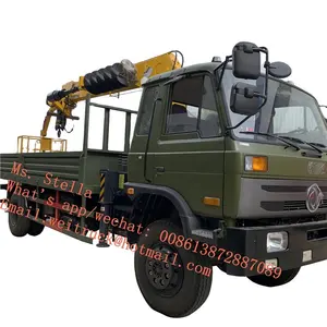 Thiết Kế Mới 10 Tấn 6.3 Tấn Nâng 4X4 Hàng Hóa Xe Tải Gắn Cẩu Khoan Khoan Cho Bán Hàng Nóng