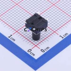 GT-TC089B-H095-L1 Tactile Switch SMD-4P,6x6mm Switch Single Pole Single Throw Round Button 2.5N Vertical Mount - Product Image 2