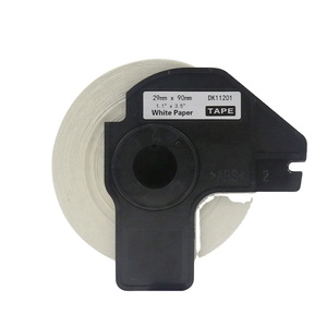 DK-11201 DK1201 INK-POWER DK11201 DK 11201 Cuộn Nhãn Nhiệt Tự Dính Màu Trắng Trên Nền Trắng Tương Thích Với Máy In Brother - Product Image 1