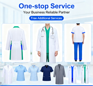 ชุดเครื่องแบบพยาบาลใช้ได้ทุกเพศใหม่2025ชุดเครื่องแบบสครับแห้งเร็วชุดเสื้อและกางเกงสองชิ้นสำหรับพยาบาลแฟชั่น OEM - Product Image 2