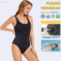 RTS Période Maillot de Bain Bikini 4 Couches Étanche Menstruel Bikini Incontinence Étanche Bain Plage Maillot de Bain Menstruel Une Pièce
